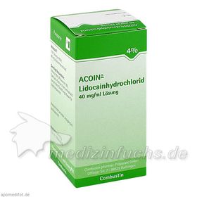 ACOIN-Lidocainhydrochlorid 40mg/ml, 50 ML – PZN 7788652 из Германии