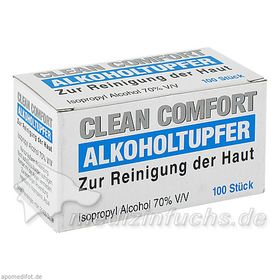 Alkoholtupfer 3x6cm steril, 100 ST – PZN 8514684 из Германии