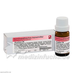 Aconitum D6, 10 G – PZN 907125 из Германии