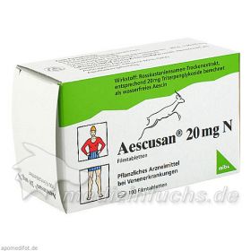 AESCUSAN 20mg N, 100 ST – PZN 9121283 из Германии