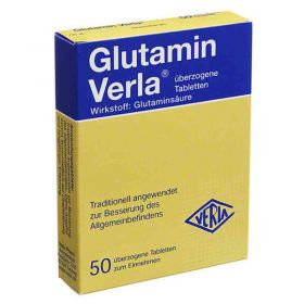 Glutamin Verla überzogene Tabletten (50 stk) – PZN 1919544 из Германии