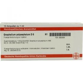 Gnaphalium Polyceph. D 6 Ampullen (10X1 ml) – PZN 2823958 из Германии