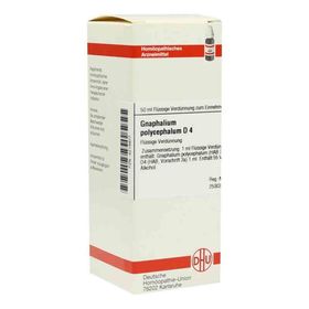 Gnaphalium Polyceph. D 4 Dilution (50 ml) – PZN 4218977 из Германии