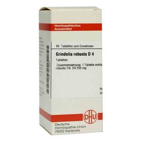 Grindelia Robusta D 4 Tabletten (80 stk) – PZN 4219267 из Германии