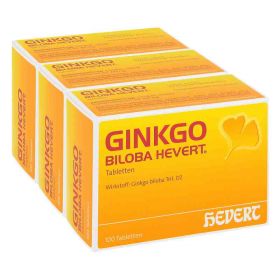 Ginkgo Biloba Hevert Tabletten (3X100 stk) – PZN 8100111 из Германии