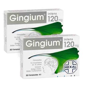 Gingium intens 120mg (2x30 stk) – PZN 8100187 из Германии