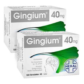 Gingium intens 40mg  (2x120 stk) – PZN 8100189 из Германии