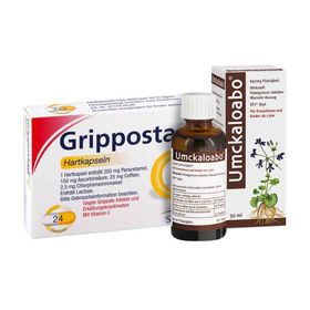 Grippostad C (24 stk) + Umckaloabo (50 ml) (1 Pck) – PZN 8130219 из Германии
