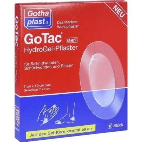 GoTac HydroGel-Pflaster 7x10cm steril, 10 ST – PZN 10068358 из Германии