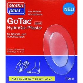 GoTac HydroGel-Pflaster 10cmx7cm steril, 1 ST – PZN 10313444 из Германии