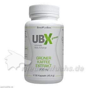 Grüner Kaffee Extrakt 300mg UBX green, 90 ST – PZN 10347466 из Германии