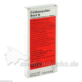 Goldampullen Bock N, 10 ST – PZN 1044910 из Германии