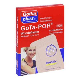 Gota-por Wundpflaster 5x7,2 cm steril hautfarben (5 stk) – PZN 11240339 из Германии