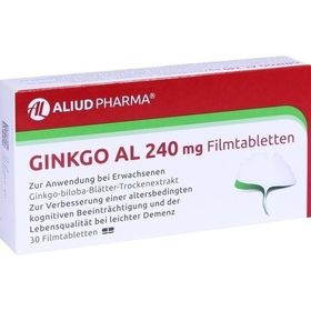 Ginkgo AL 240 mg Filmtabletten, 30 ST – PZN 11287677 из Германии