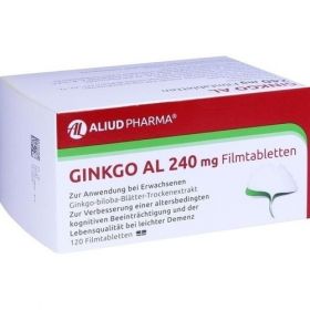 Ginkgo AL 240 mg Filmtabletten, 120 ST – PZN 11287708 из Германии