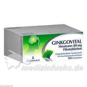 Ginkgovital Heumann 80 mg Filmtabletten, 120 ST – PZN 11526219 из Германии