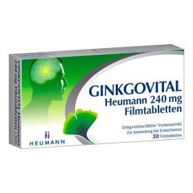 Ginkgovital Heumann 240 mg Filmtabletten (30 stk) – PZN 11526260 из Германии