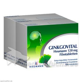 Ginkgovital Heumann 120 mg Filmtabletten, 200 ST – PZN 11527489 из Германии