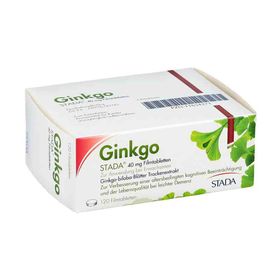 Ginkgo STADA 40mg (120 stk) – PZN 11654271 из Германии
