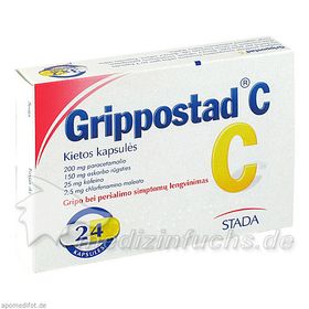 Grippostad C Kapseln, 24 ST – PZN 1246105 из Германии