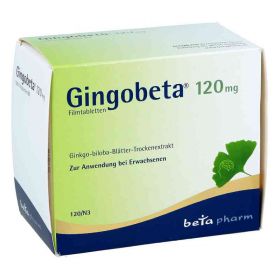 Gingobeta 120 mg Filmtabletten (120 stk) – PZN 12461686 из Германии