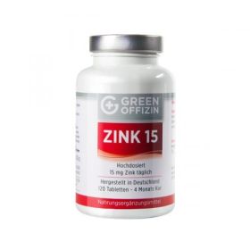 Green Offizin - Zink 15, 120 ST – PZN 13927916 из Германии