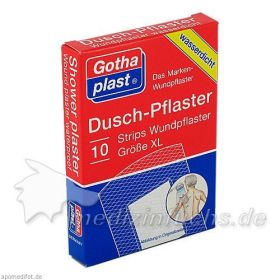 Gothaplast Dusch Pflaster XL 70x48mm, 10 ST – PZN 1605403 из Германии