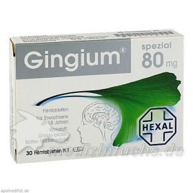 Gingium spezial 80, 30 ST – PZN 1635870 из Германии