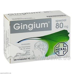 Gingium spezial 80, 120 ST – PZN 1635893 из Германии