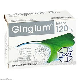 Gingium intens 120, 120 ST – PZN 1635924 из Германии