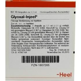 GLYOXAL INJ, 10 ST – PZN 1807265 из Германии