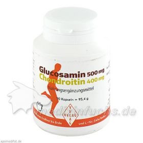 Glucosamin 500mg + Chondroitin 400mg Kaps., 90 ST – PZN 18135 из Германии