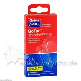 GoTac Hydrogelpflaster 2 Größen, 8 ST – PZN 2033311 из Германии