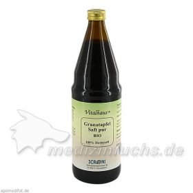 Granatapfel Saft Pur Bio Vitalhaus, 750 ML – PZN 2052863 из Германии