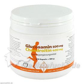 Glucosamin 500mg + Chondroitin 400mg Kaps., 270 ST – PZN 2076527 из Германии