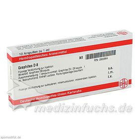 GRAPHITES D 8 Ampullen, 10X1 ML – PZN 2823964 из Германии