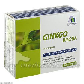 Ginkgo 100mg Kaps + B1 C+E, 192 ST – PZN 2909335 из Германии