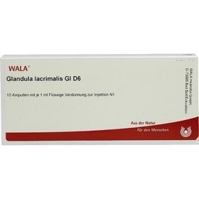 GLANDULA LACRIMALIS GL D 6, 10X1 ML – PZN 2923186 из Германии