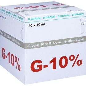 Glucose 10% Braun Mini-Plasco connect, 20X10 ML – PZN 3158894 из Германии