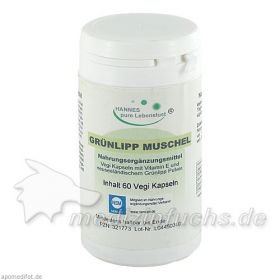 Grünlipp-Muschel Kapseln, 60 ST – PZN 321773 из Германии