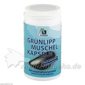 Grünlipp Muschel Vegi Kaps, 60 ST – PZN 3382806 из Германии