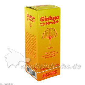GINKGO BILOBA COMP HEVERT, 200 ML – PZN 3481721 из Германии