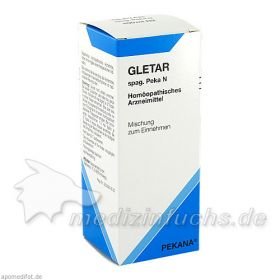 GLETAR spag.Peka N, 100 ML – PZN 3796301 из Германии