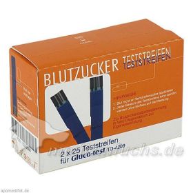 Gluco-test Blutzuckerteststreifen, 50 ST – PZN 3853660 из Германии