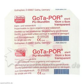 GoTa-POR PU Wundfilm 10cmx6cm steril, 1 ST – PZN 3942151 из Германии