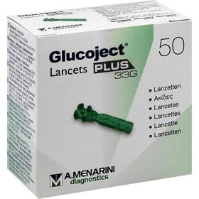 Glucoject Lancets PLUS 33G, 50 ST – PZN 3992373 из Германии