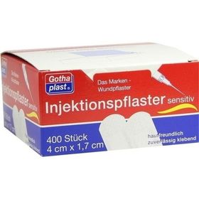 Gothaplast Injektionspflaster sensitiv 4x1.7cm, 400 ST – PZN 4114025 из Германии
