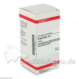 GINKGO BILOBA D 4, 200 ST – PZN 4218701 из Германии
