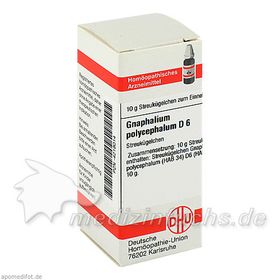 GNAPHALIUM POLYC D 6, 10 G – PZN 4219014 из Германии
