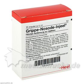 GRIPPE NOS INJ, 10 ST – PZN 433408 из Германии